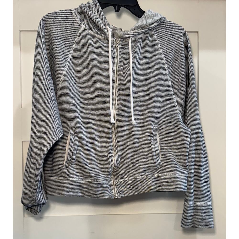 Victoria's Secret Angel 10 Collection Full Zip Hoodie Gray w/Black Medium